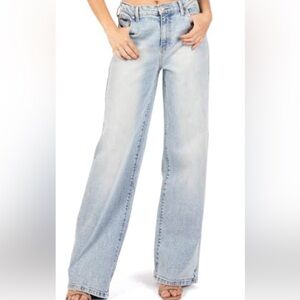 NWT Celebrity Pink Light Blue wide leg Jeans